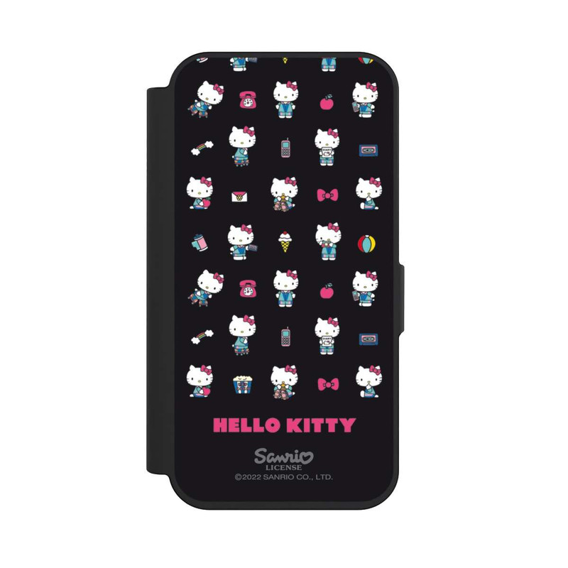 iPhone 15 Pro NIVOflip Hello Kitty 90s Schwarz