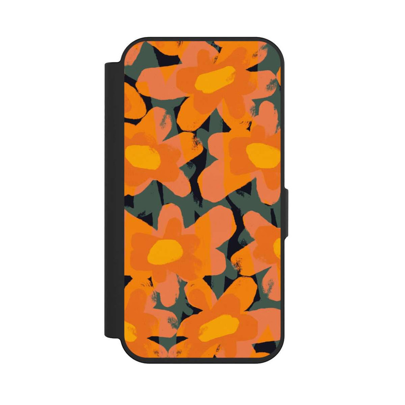 iPhone 15 Pro NIVOflip Prairie Fleurie Orange
