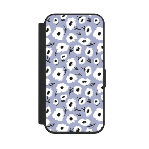 Apple iPhone 15 Pro NIVOflip Pattern Fleurs Lilas
