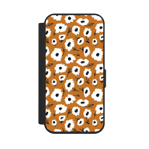 Apple iPhone 15 Pro NIVOflip Pattern Fleurs Ocres