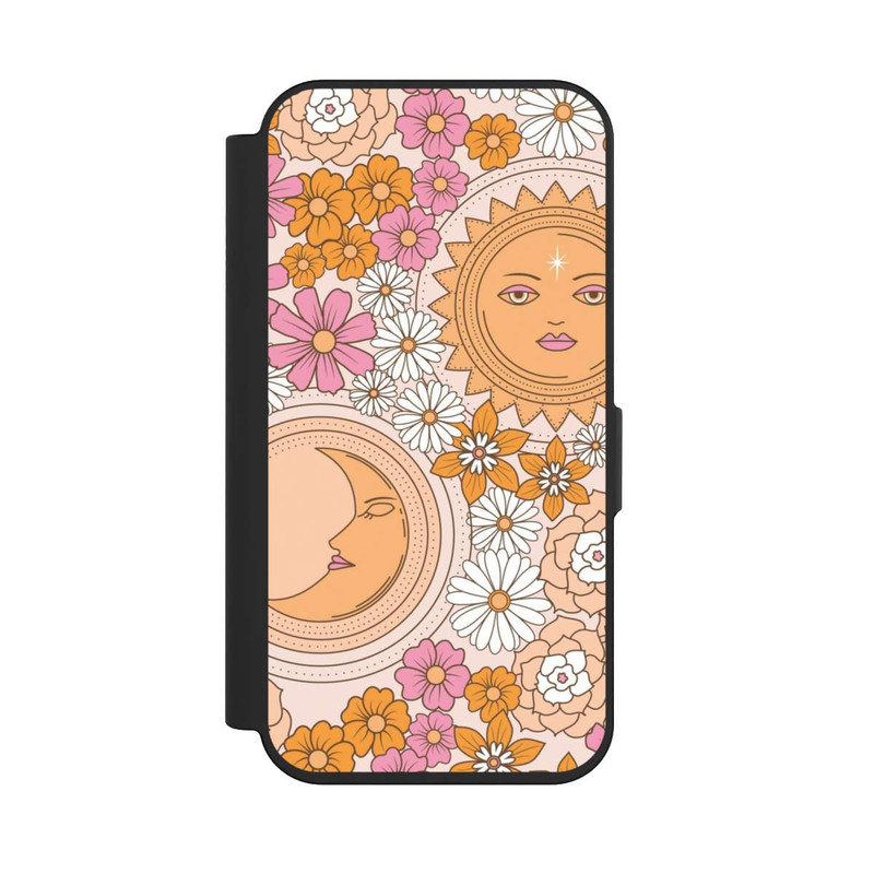 iPhone 15 Pro NIVOflip Fleurs Soleil & Lune