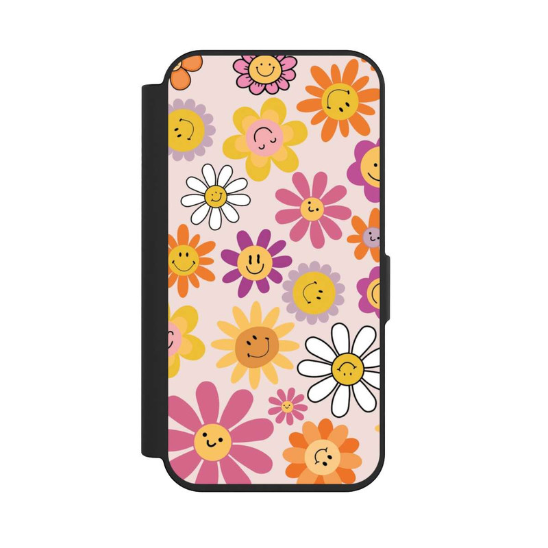 iPhone 15 Pro NIVOflip Smiles Pink Flowers