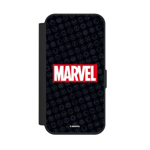 Apple iPhone 15 Pro NIVOflip Marvel Logo Black Red 