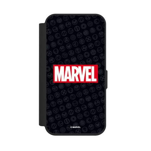 Apple iPhone 15 Pro NIVOflip Marvel Logo Black Red