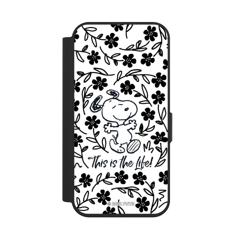 iPhone 15 Pro NIVOflip Snoopy Black and White This Is The Life