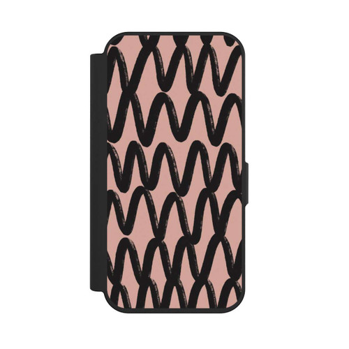 Apple iPhone 15 Pro NIVOflip Zig Zag Noir