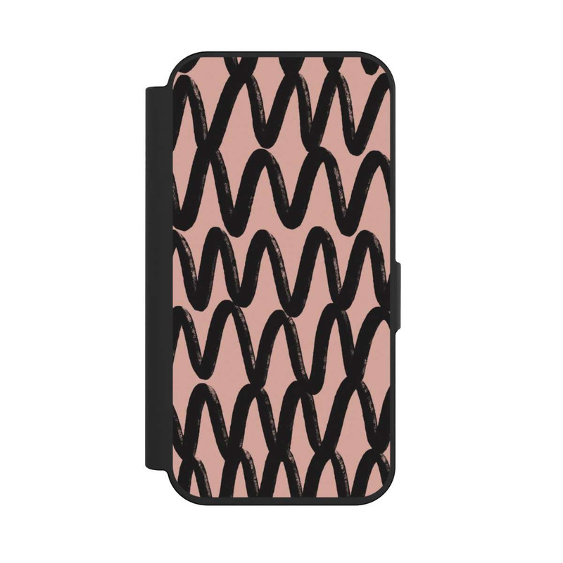 iPhone 15 Pro NIVOflip Zig Zag Noir