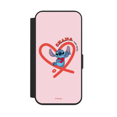 Apple iPhone 15 Pro NIVOflip Stitch Ohana Pink Heart