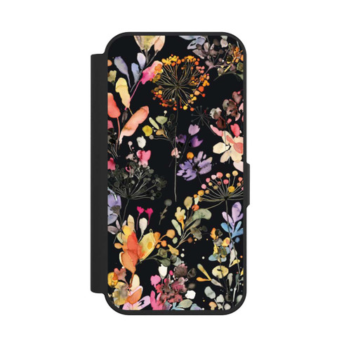 Apple iPhone 15 Pro NIVOflip Herbes sauvages noires