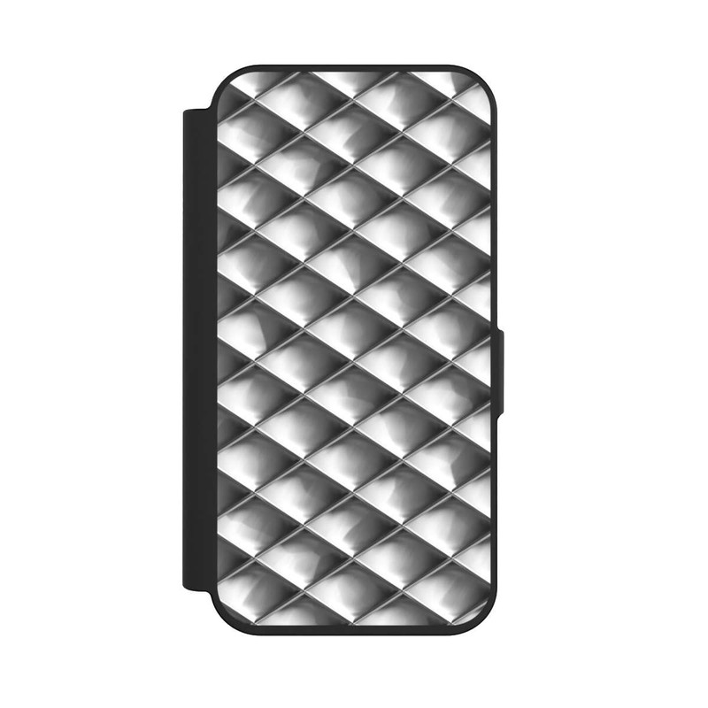 iPhone 15 Pro NIVOflip Carrés argentés Glamour