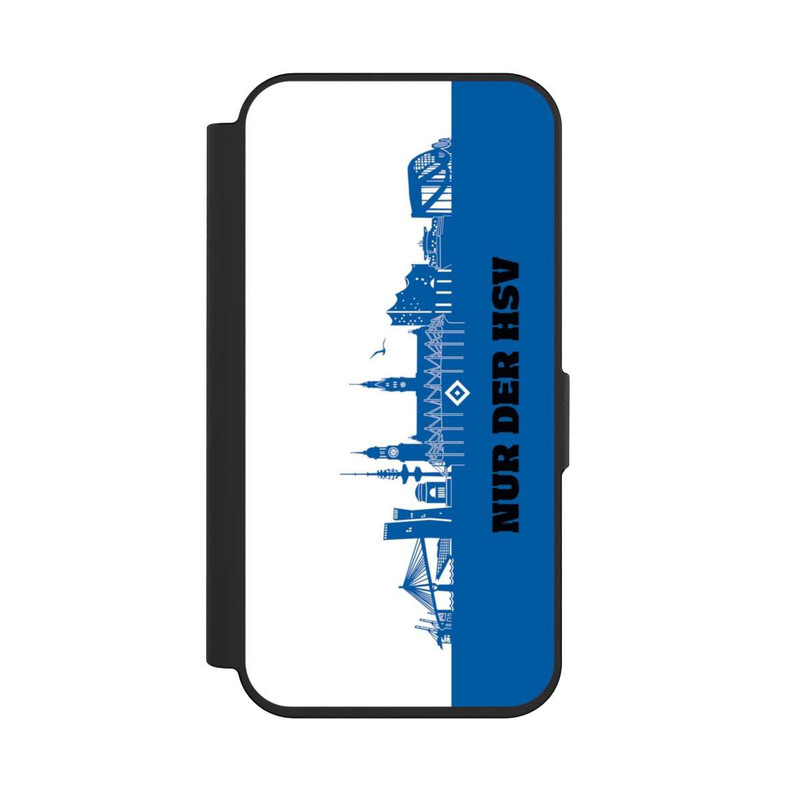 iPhone 15 Pro NIVOflip HSV Skyline Blau Weiß