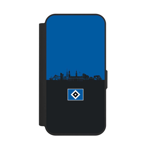 Apple iPhone 15 Pro NIVOflip HSV Skyline Blau Schwarz