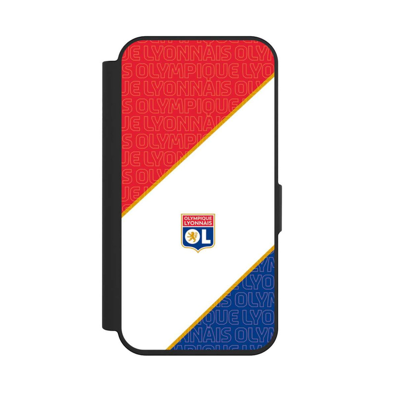 iPhone 15 Pro NIVOflip Logo OL rouge et bleu
