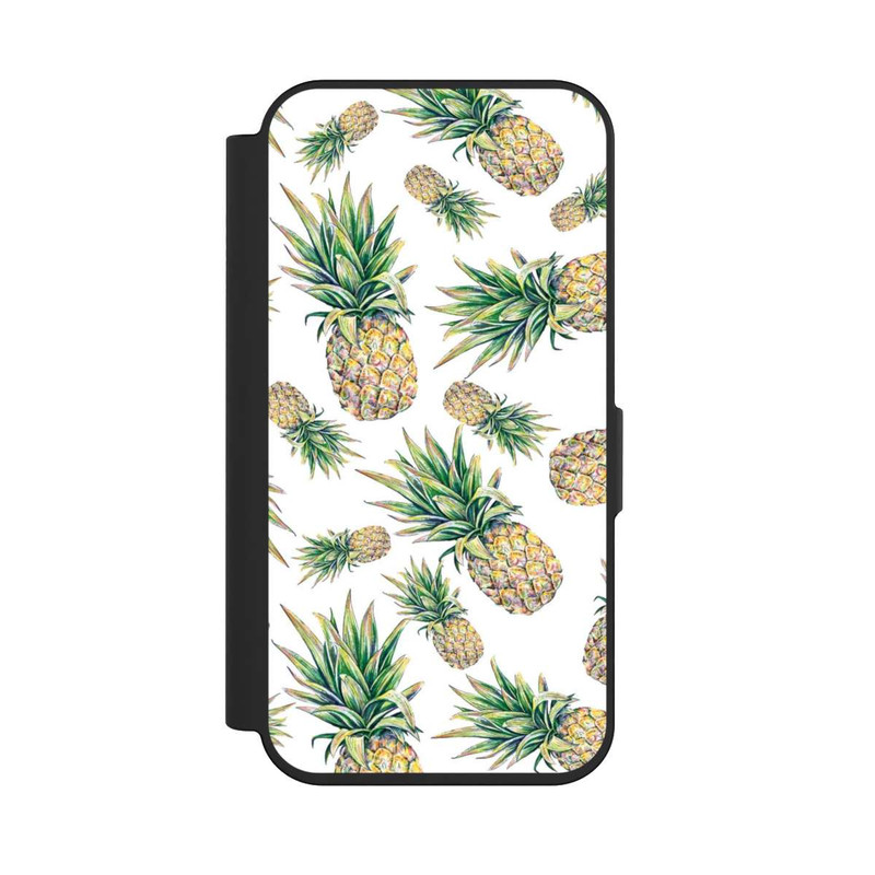 iPhone 15 Pro NIVOflip Pineapple-weißer Hintergrund 
