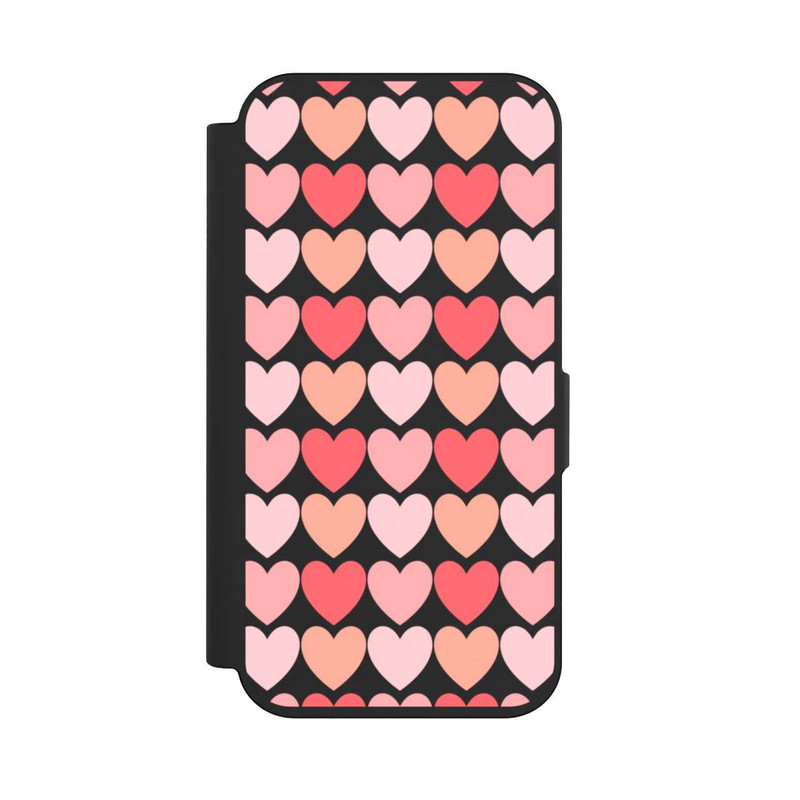 iPhone 15 Pro NIVOflip Rosa Schattenherzen