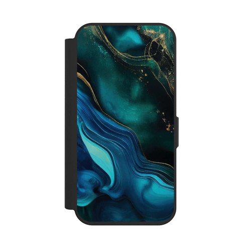 Apple iPhone 15 Pro NIVOflip Blaugoldene Tinte