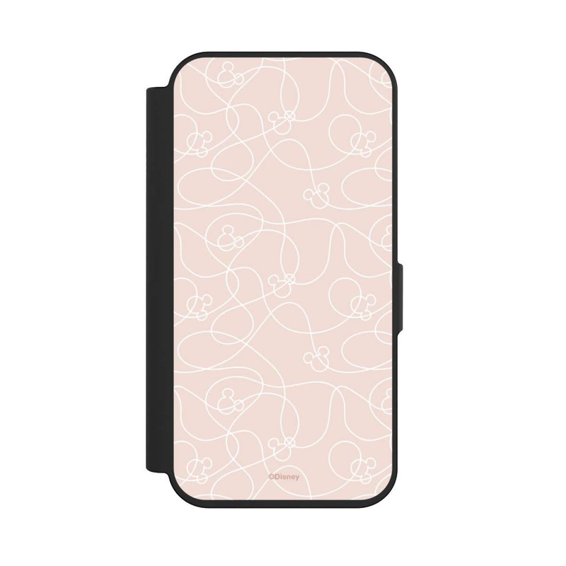 iPhone 15 Pro NIVOflip Micky Line Art Pattern Rose 
