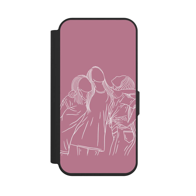 iPhone 15 Pro NIVOflip Freundinnen Line Art