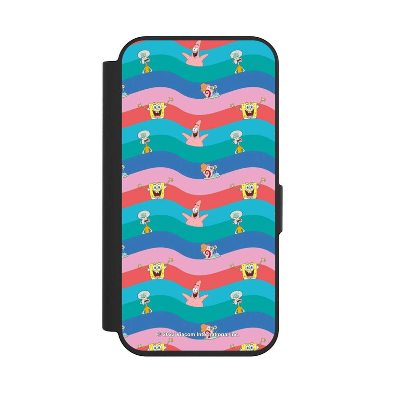 iPhone 15 Pro NIVOflip Spongebob Friends Colorful Waves