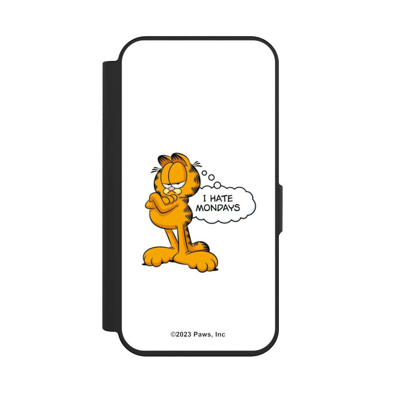 iPhone 15 Pro NIVOflip Garfield I Hate Mondays White
