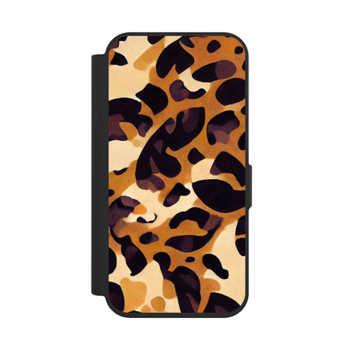 Apple iPhone 15 Pro NIVOflip motif lion marron clair