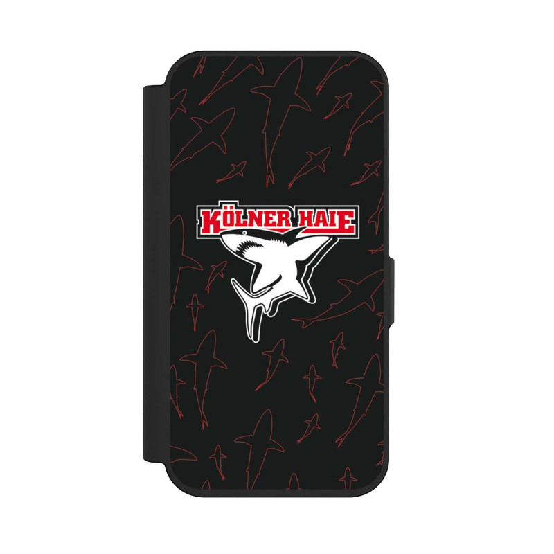 iPhone 15 Pro NIVOflip Haie Muster Rot