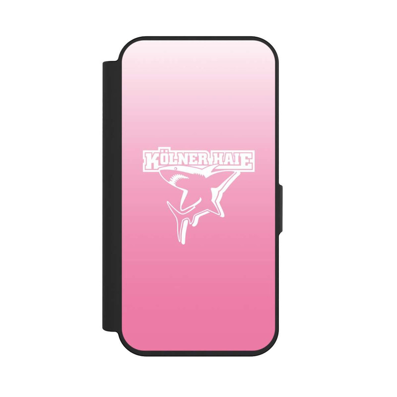 iPhone 15 Pro NIVOflip Kölner Haie Weiß Rosa