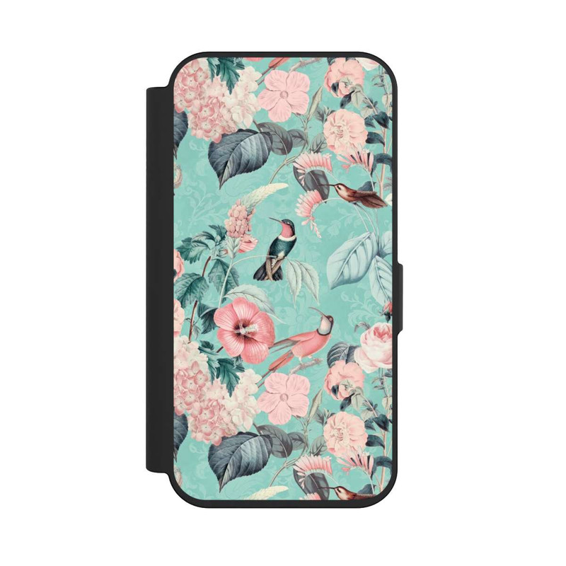 iPhone 15 Pro NIVOflip Kolibri Paradies Pattern