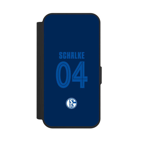 Apple iPhone 15 Pro NIVOflip Schalke 04 Dunkelblau