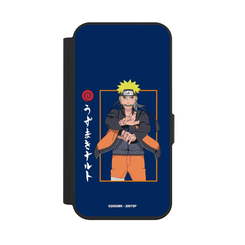 iPhone 15 Pro NIVOflip Naruto Position de Combat bleu