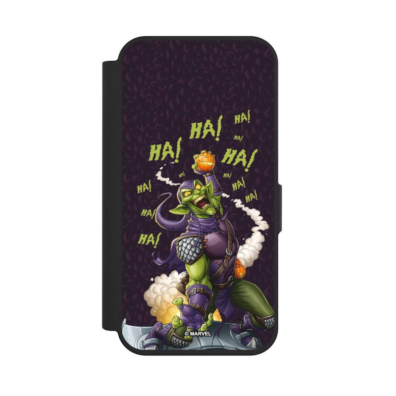 iPhone 15 Pro NIVOflip Grüner Kobold Kürbis