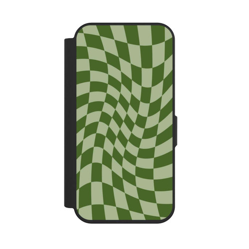 Apple iPhone 15 Pro NIVOflip Schachbrett Grün