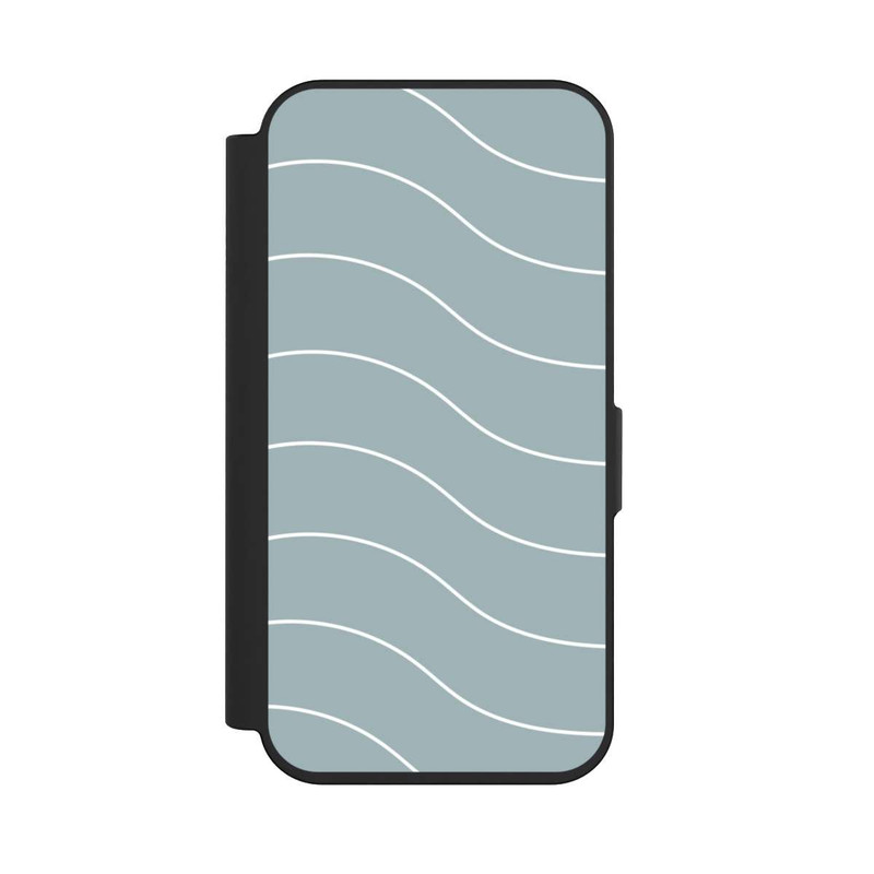 iPhone 15 Pro NIVOflip Trendy Lines White Green