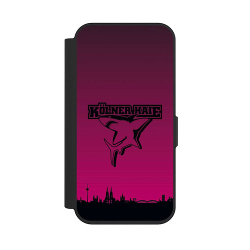 Apple iPhone 15 Pro NIVOflip Kölner Haie Skyline Pink