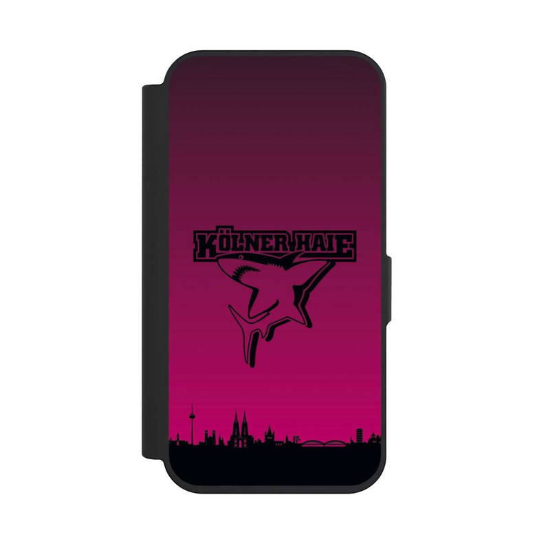iPhone 15 Pro NIVOflip Kölner Haie Skyline Pink