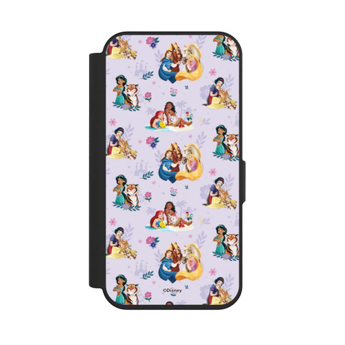Apple iPhone 15 Pro NIVOflip Princess Floral Pattern Purple