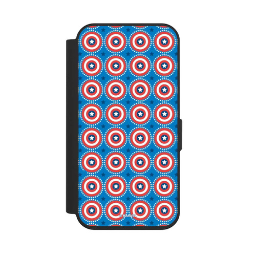 Apple iPhone 15 Pro NIVOflip Captain American Shield Pattern