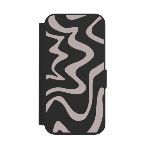 Apple iPhone 15 Pro NIVOflip Linien Wellig Transparent