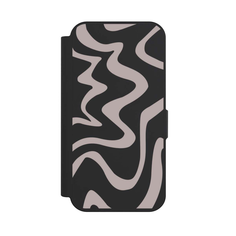 iPhone 15 Pro NIVOflip Linien Wellig Transparent