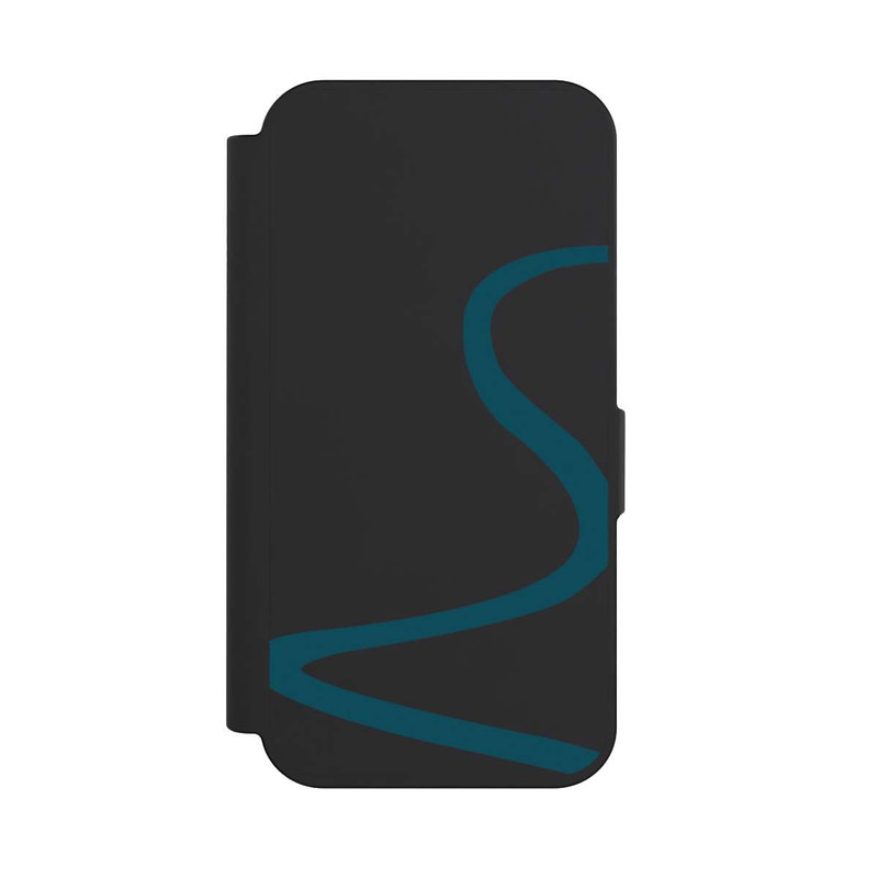 iPhone 15 Pro NIVOflip Blue Line Transparent