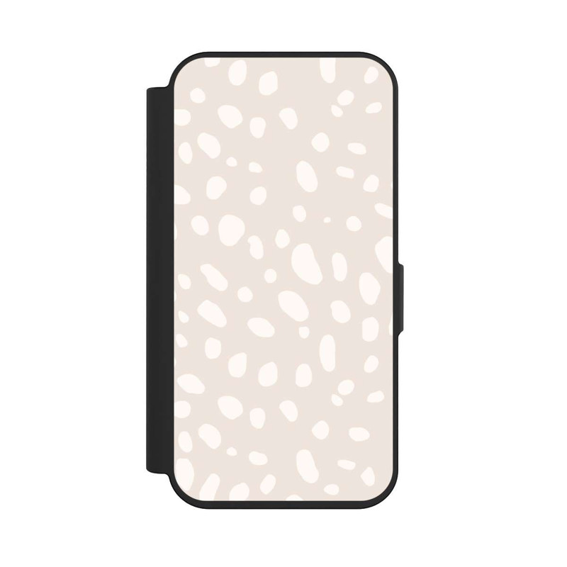 iPhone 15 Pro NIVOflip Motif Animalier Guépard Marron Clair