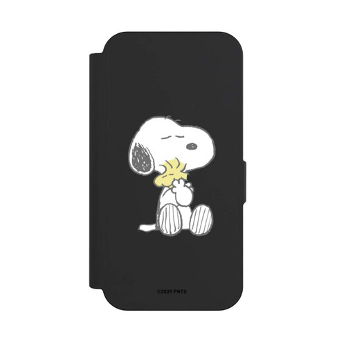 Apple iPhone 15 Pro NIVOflip Transparent Snoopy And Woodstock Cuddling 