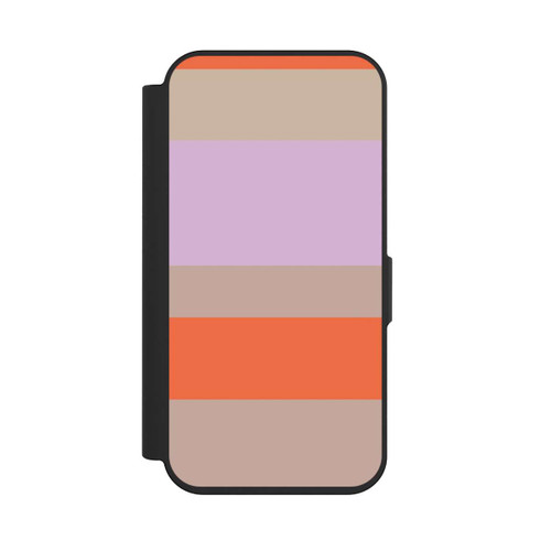 Apple iPhone 15 Pro NIVOflip Moca Lila Orange Stripes