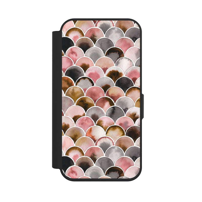 iPhone 15 Pro NIVOflip Japandi Scales Pink Brown