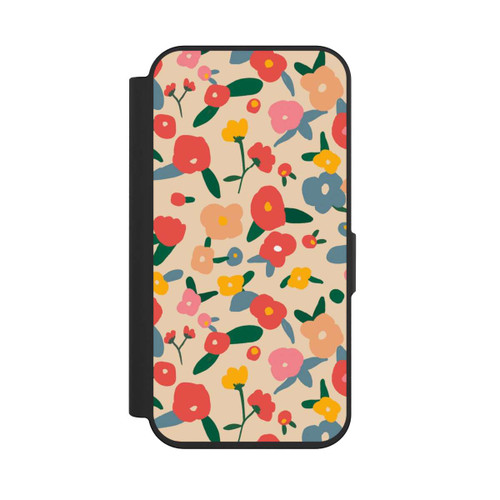Apple iPhone 15 Pro NIVOflip Retro Bold Scandi Flowers