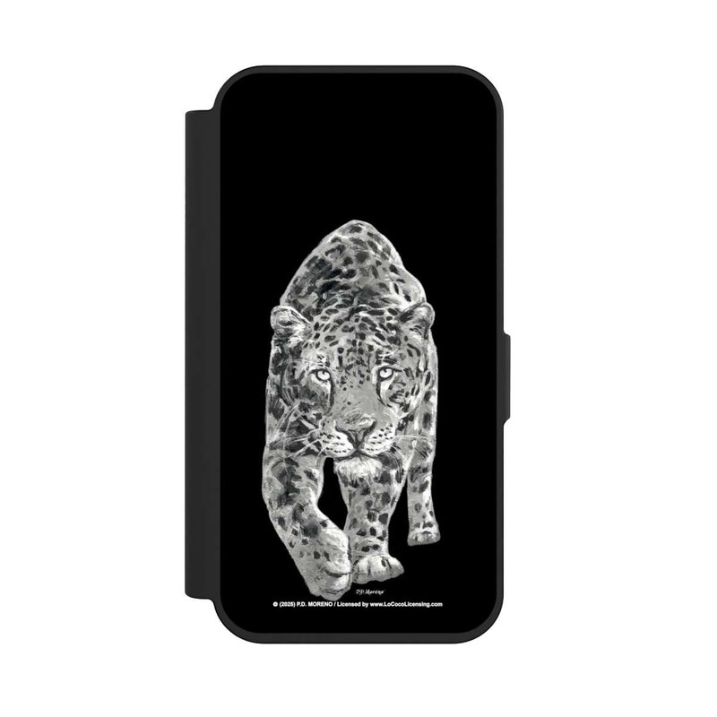iPhone 15 Pro NIVOflip Leopard Schwarz