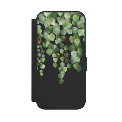 Apple iPhone 15 Pro NIVOflip Eucalyptus Hanging Watercolor Transparent