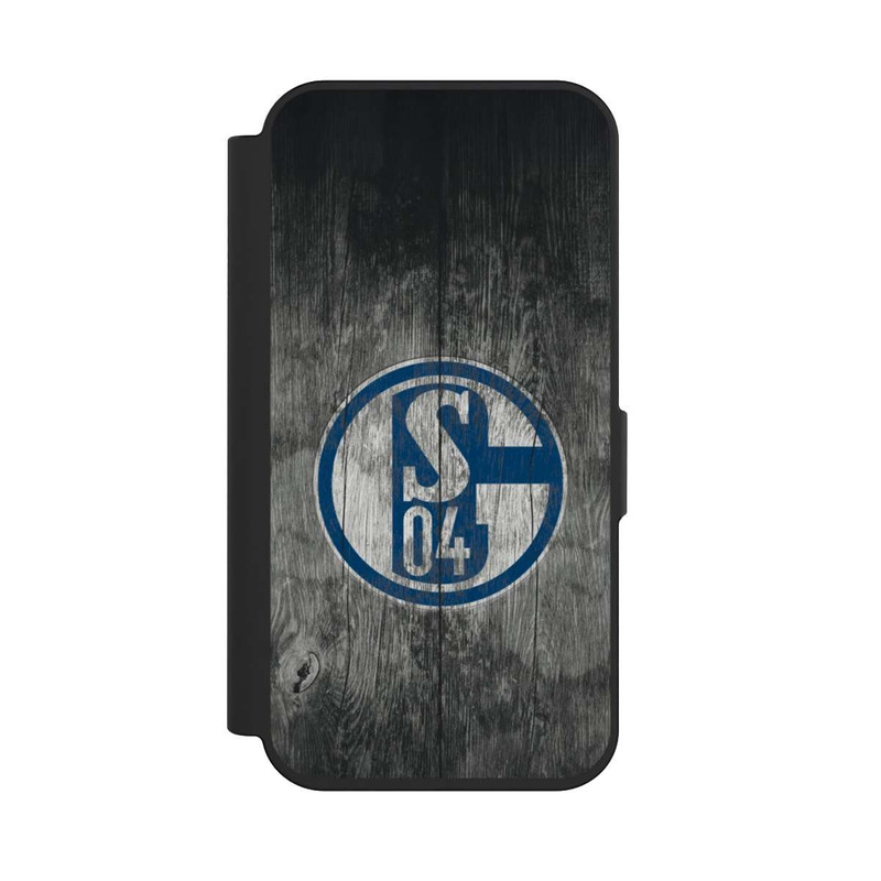 iPhone 15 Pro NIVOflip Schalke 04 Holz Look
