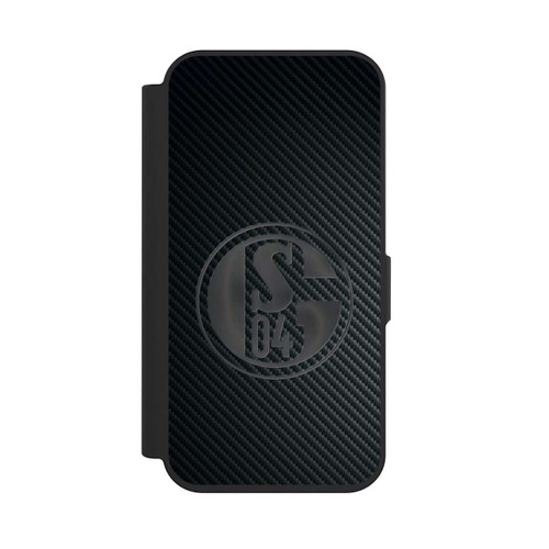 Apple iPhone 15 Pro NIVOflip Schalke 04 Carbon Look