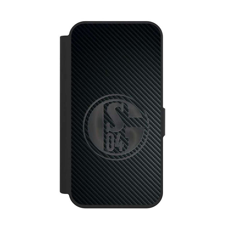 iPhone 15 Pro NIVOflip Schalke 04 Carbon Look